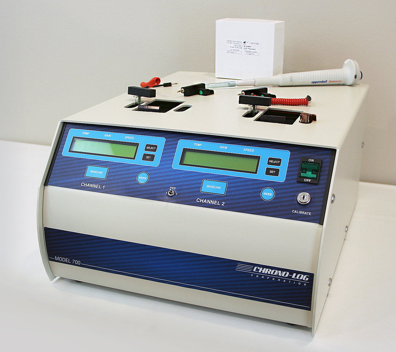 CHRONO-LOG Model 700 Aggregometer on display